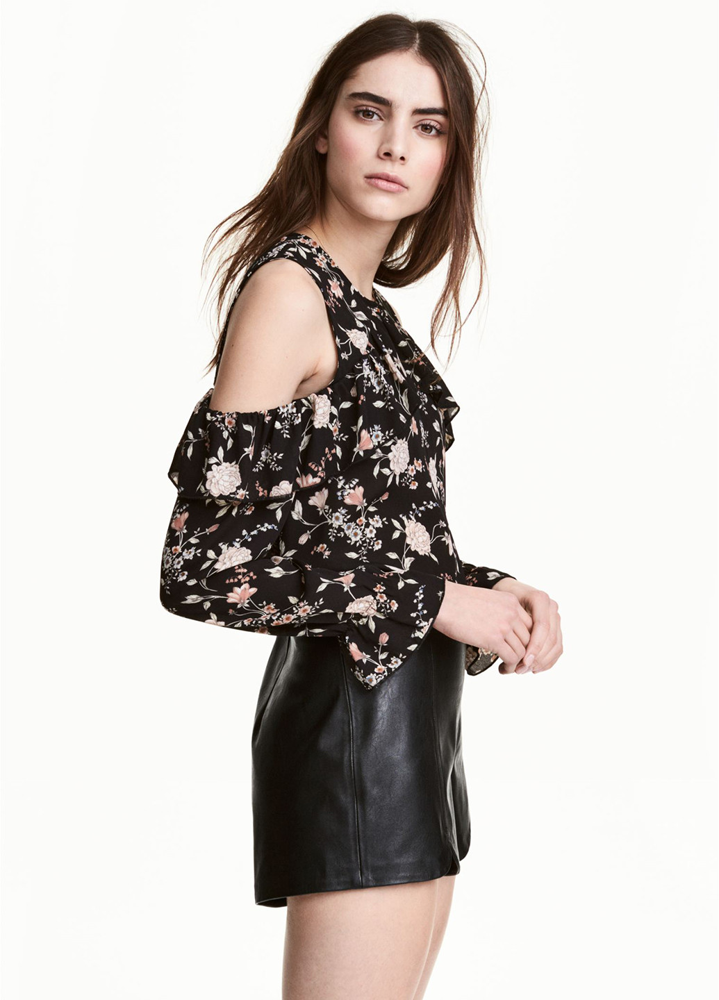 Чёрная блуза H&M