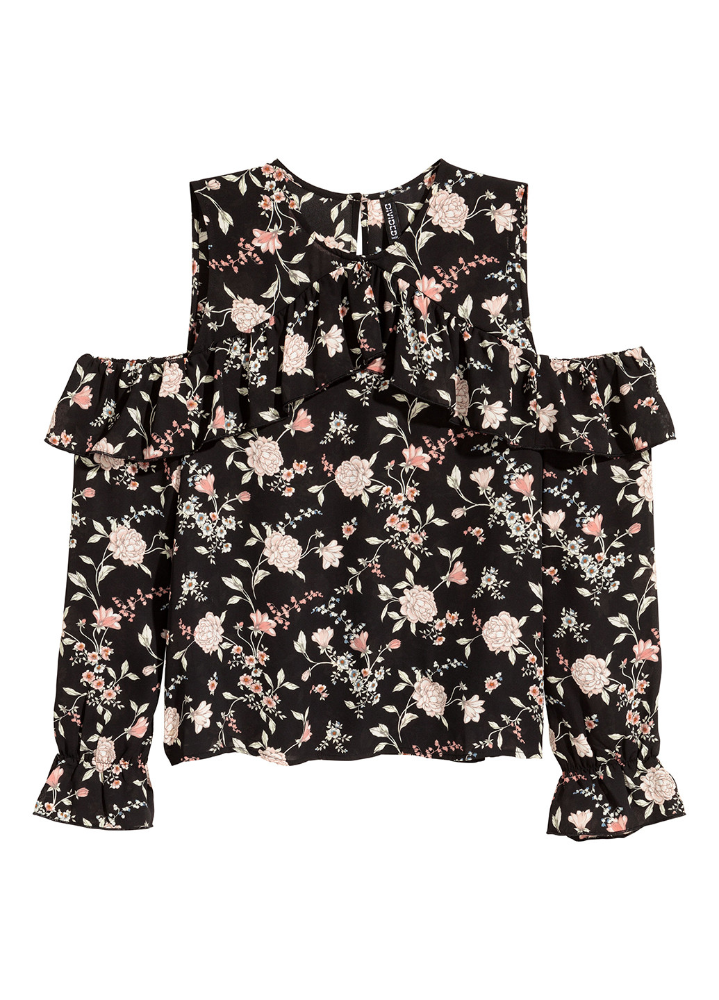 Чёрная блуза H&M