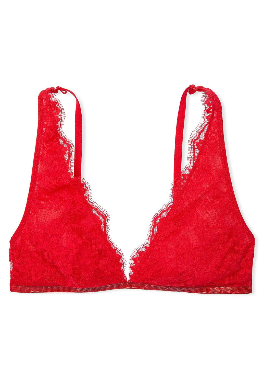 Червоний демісезонний комплект (бюстгальтер, трусики) Victoria's Secret