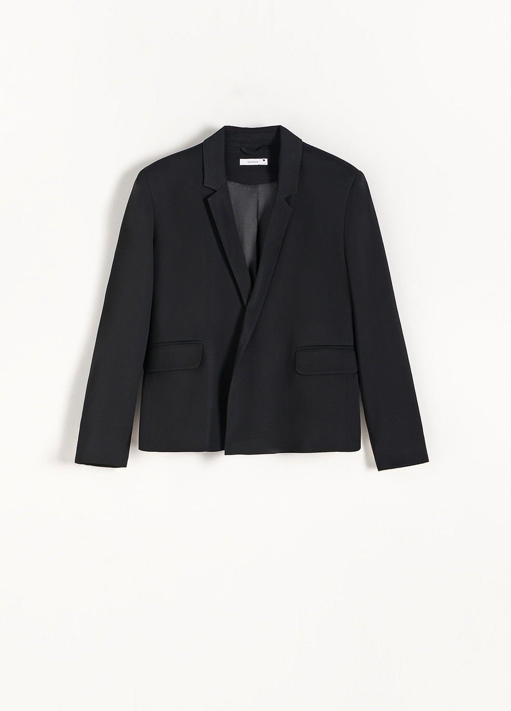 Черный женский жакет Reserved однотонный - демисезонный