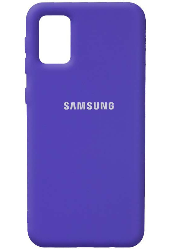 Чехол Silicone Cover Full Protective (AA) для Samsung Galaxy A02s Фиолетовый / Purple (is_00000045505_42) Epik (238480016)