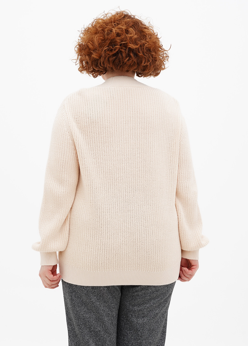Світло-бежевий демісезонний пуловер пуловер Comma