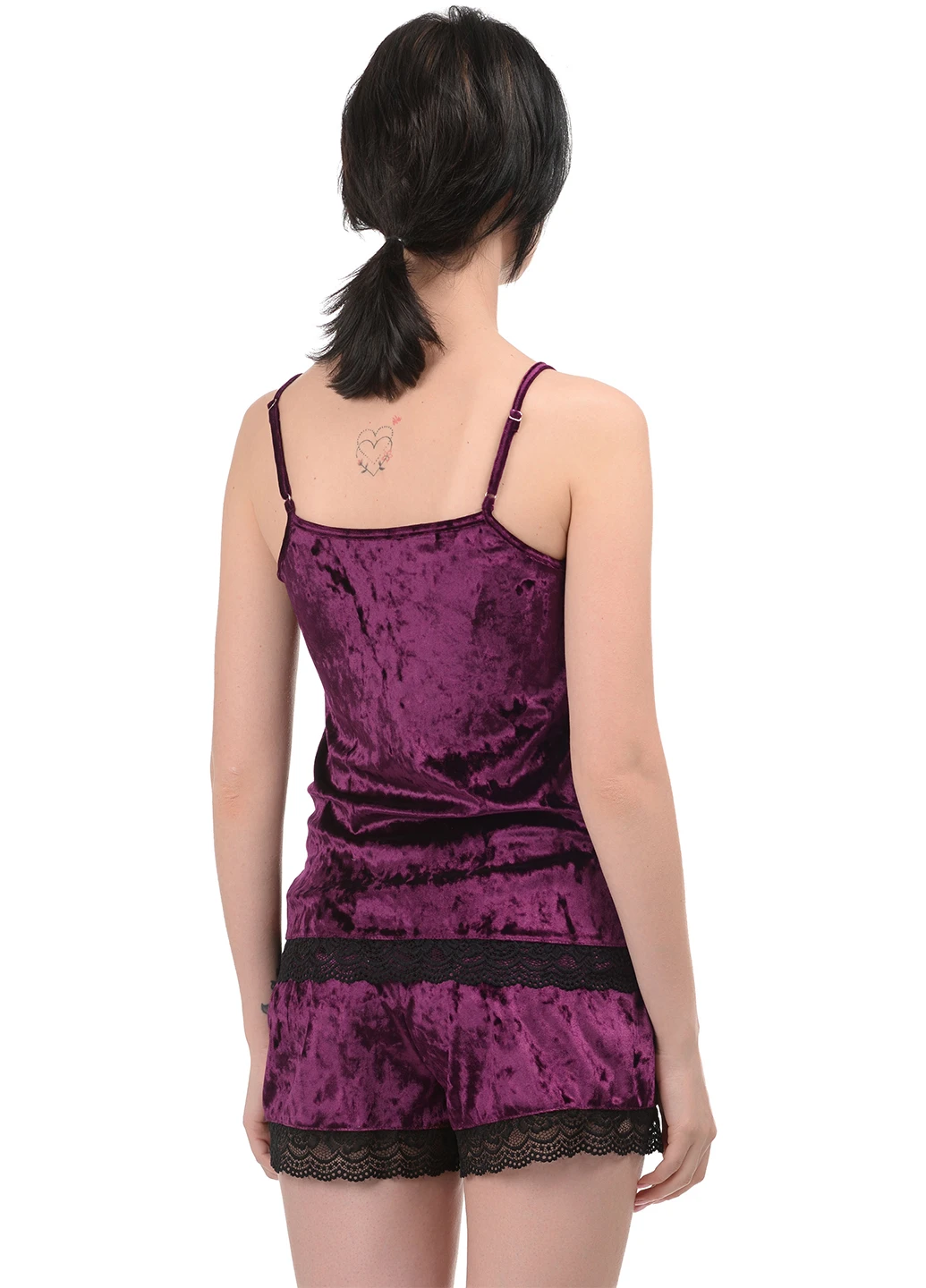 Фіолетовий демісезонний комплект (майка, шорти) Barwa Garments