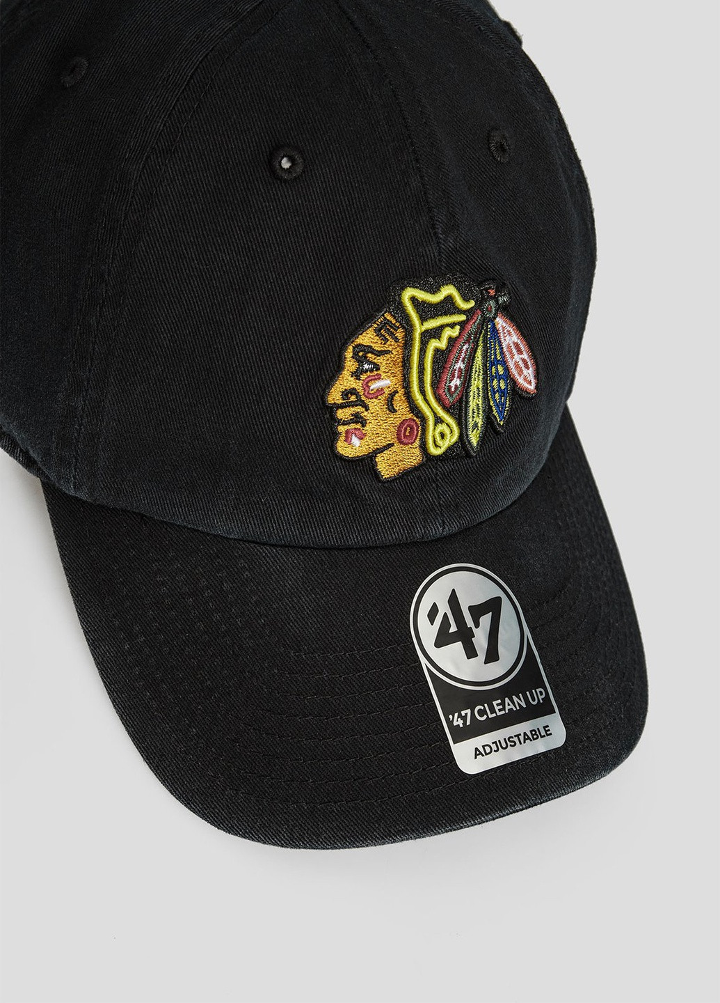 Черна кепка Chicago Blackhawks 47 Brand (253563871)