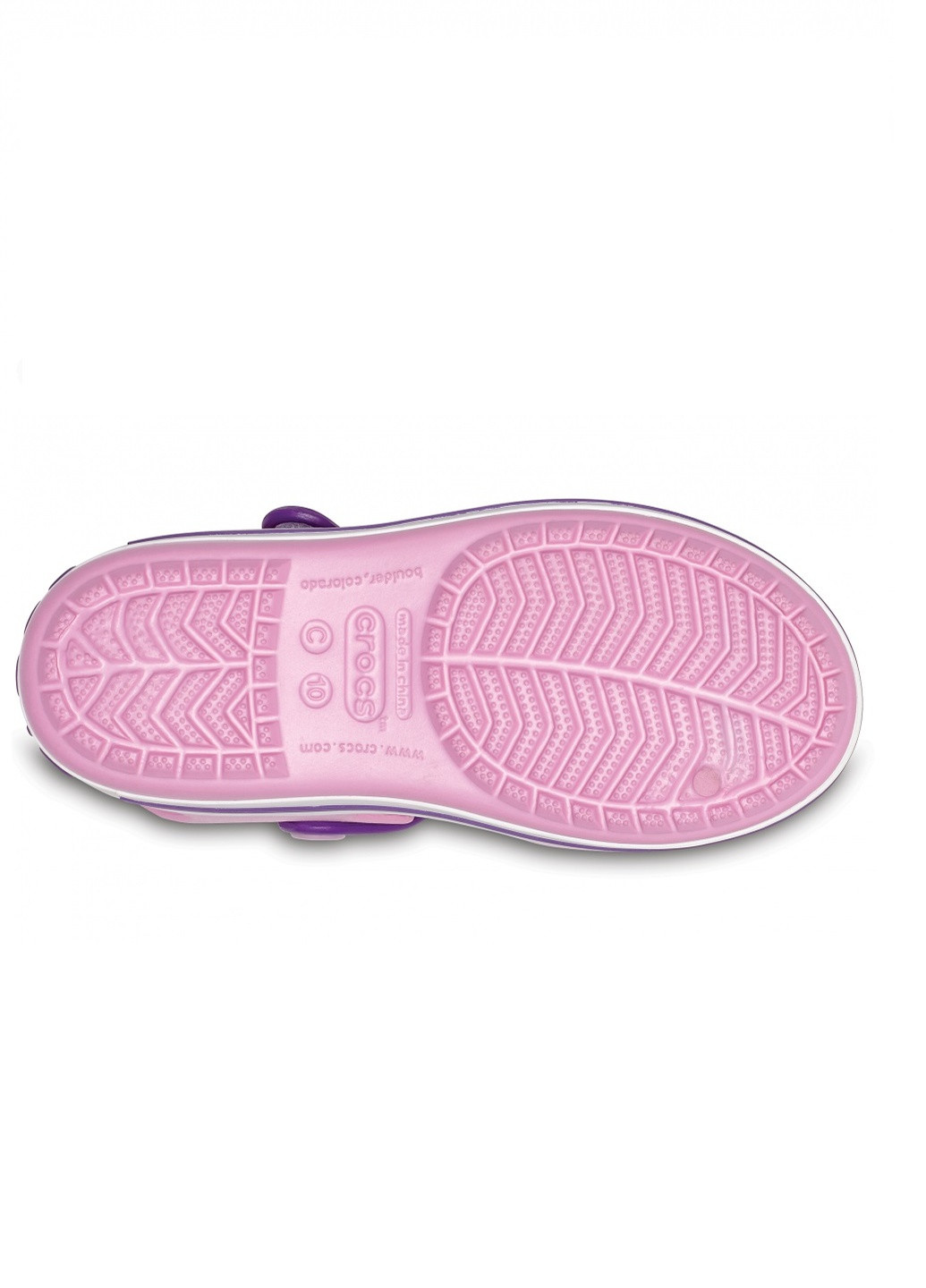 Розовые пляжные сандалии Crocs