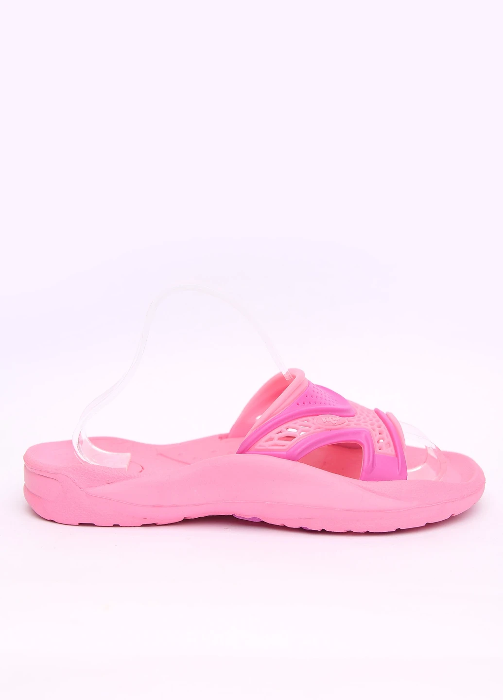 Розовые шлепки Let's Shop