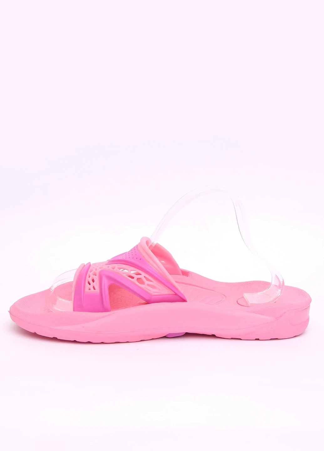 Розовые шлепки Let's Shop