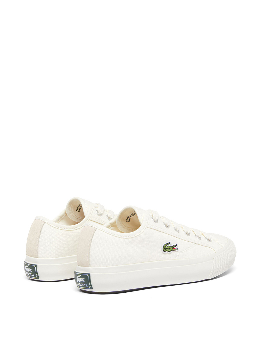 Кроссовки Lacoste Backcourt белые демисезоны (363646969)