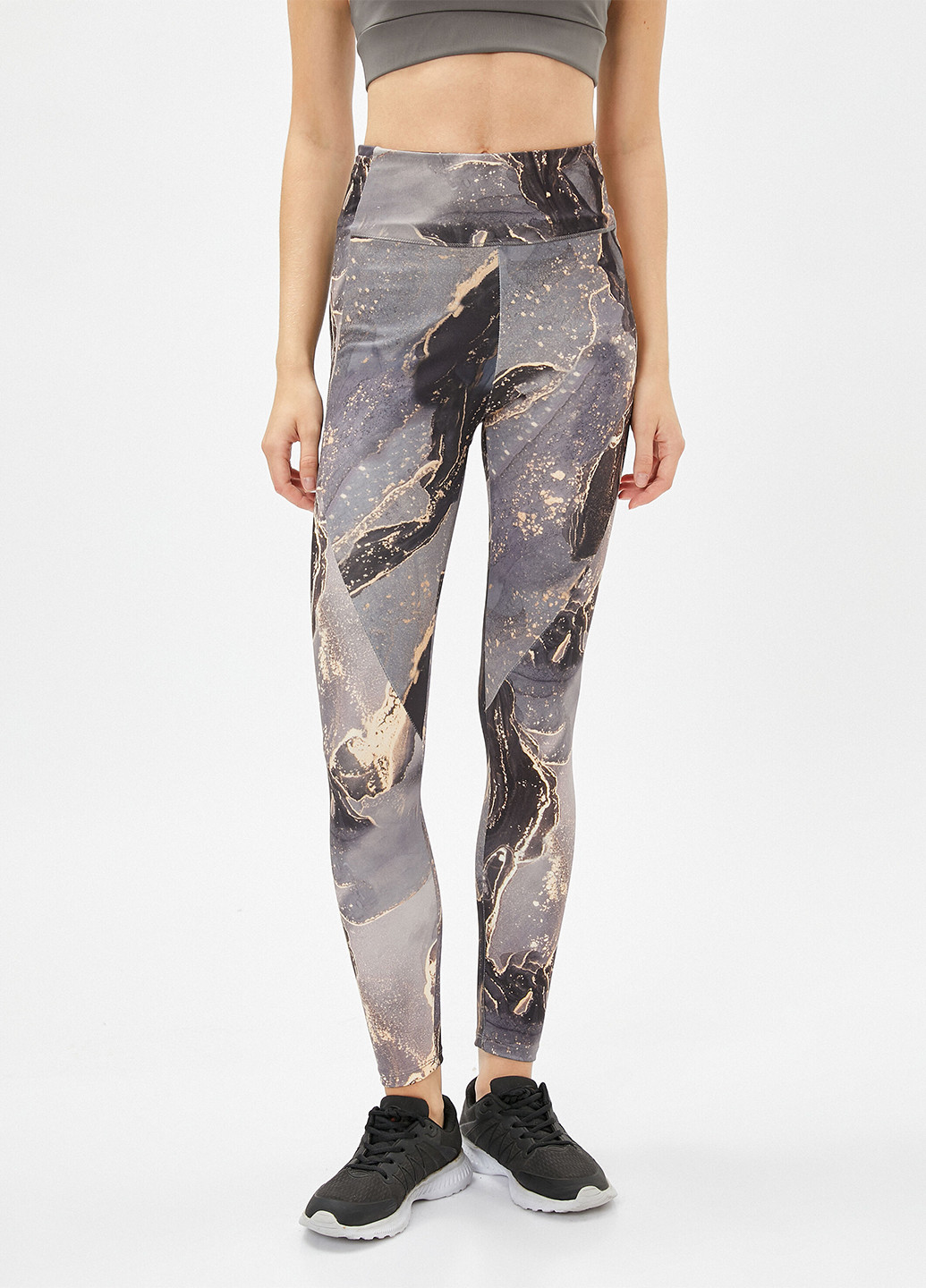 Серые демисезонные леггинсы KOTON