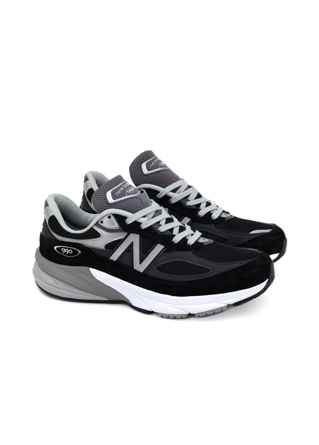 Черные демисезонные кроссовки m990bk6 New Balance 990v6