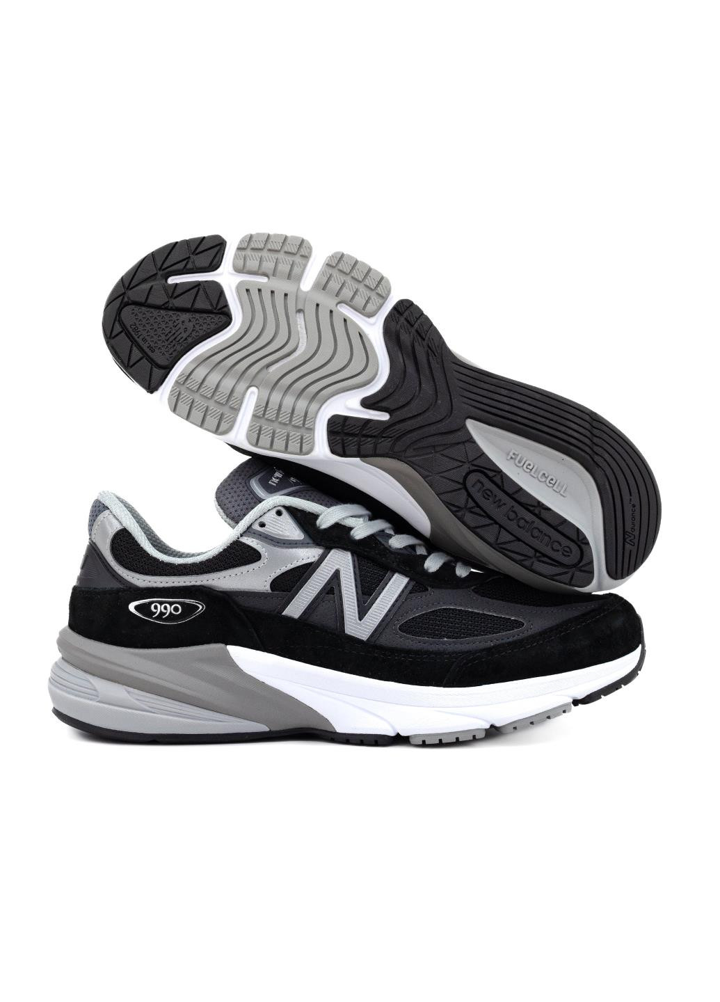 Черные демисезонные кроссовки m990bk6 New Balance 990v6