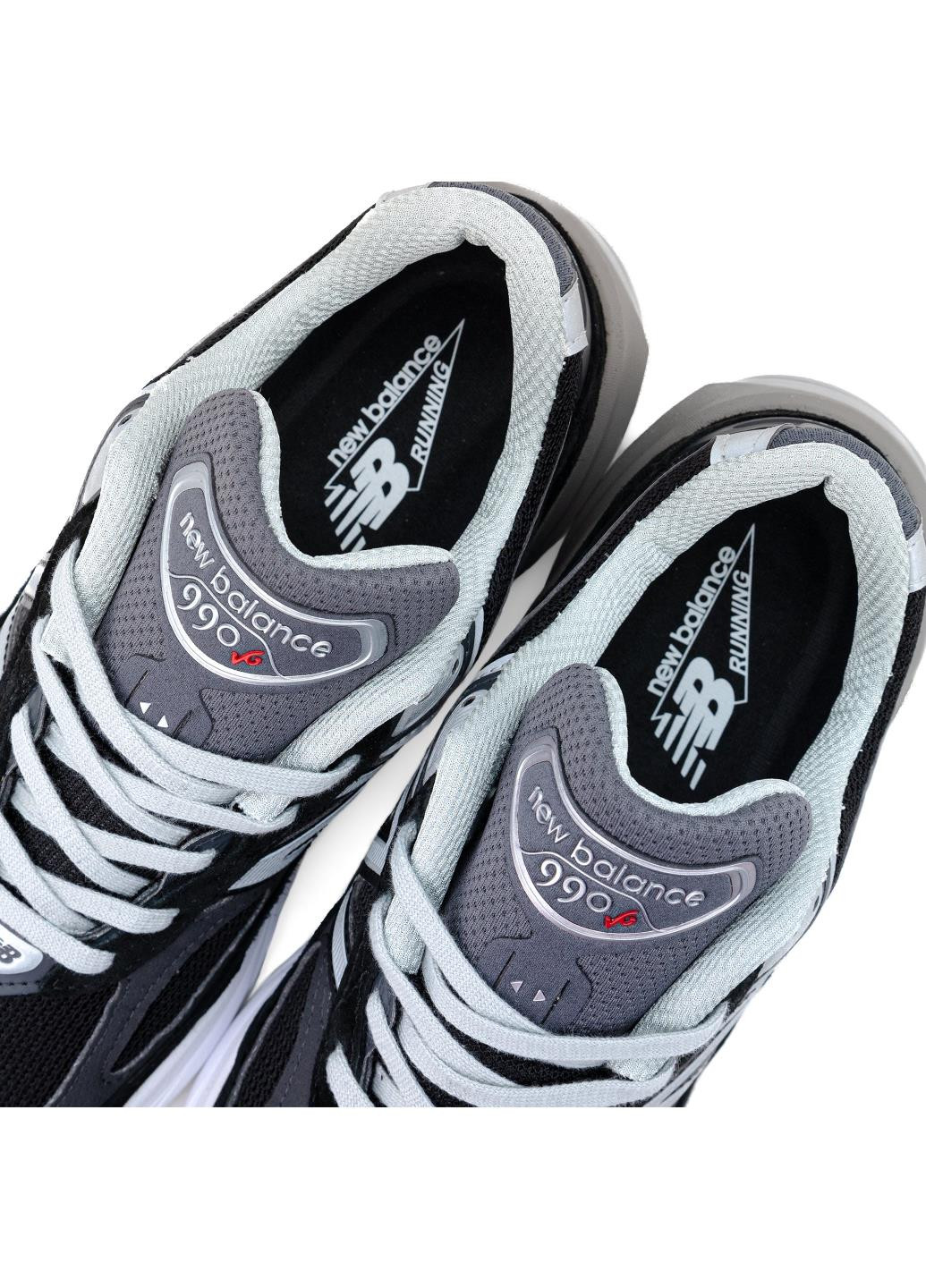 Черные демисезонные кроссовки m990bk6 New Balance 990v6