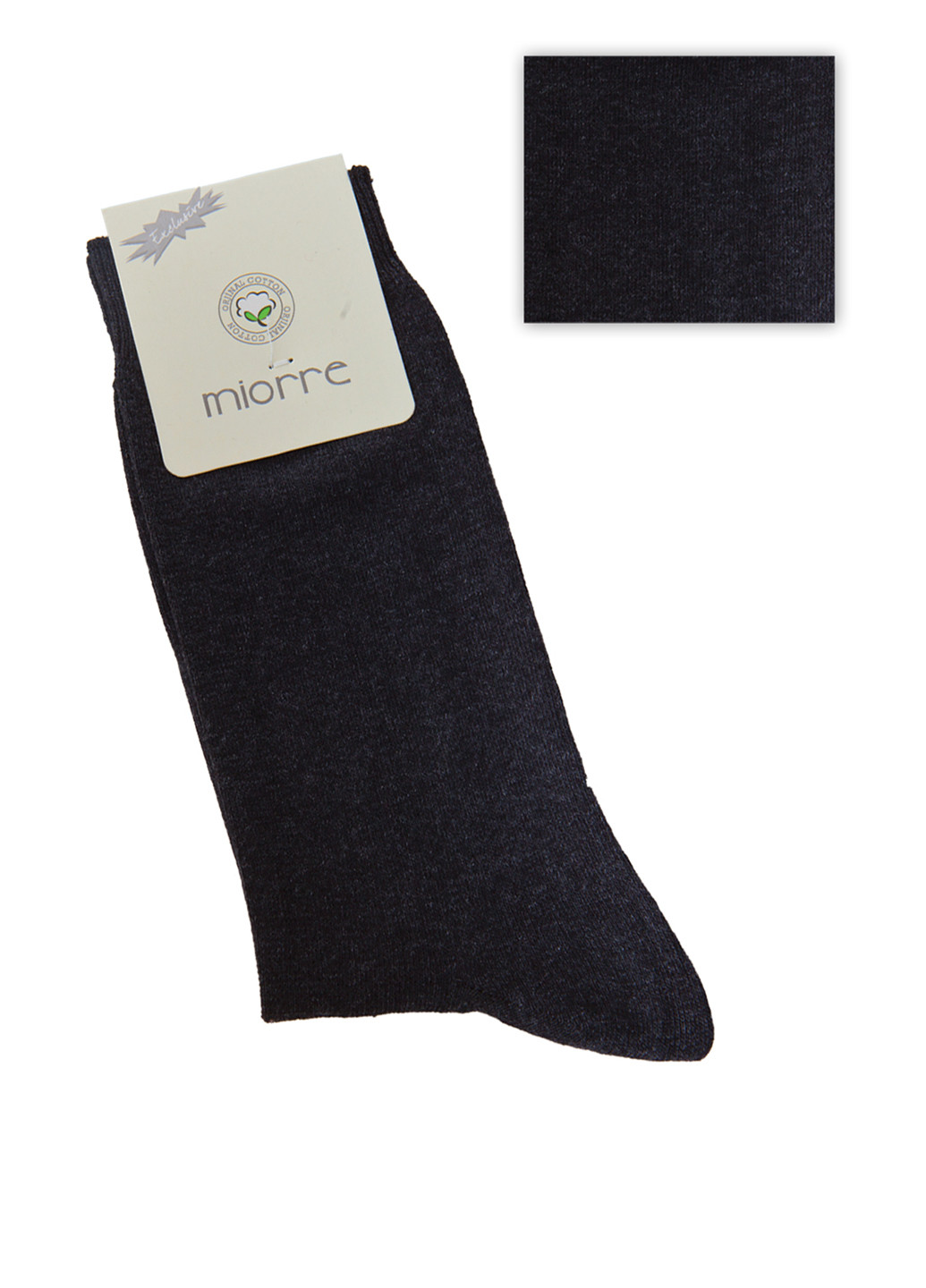 Шкарпетки Miorre однотонні темно-сірі повсякденні