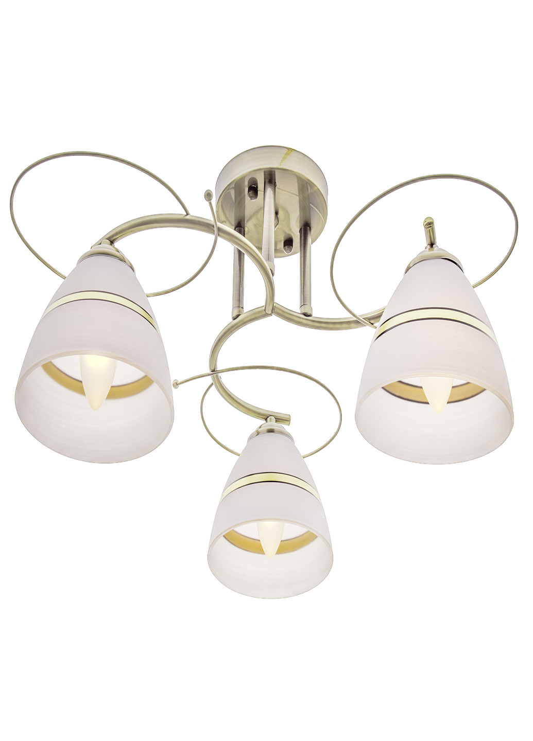 Люстра потолочная LK-586S/3 E27 AB Brille (220133479)