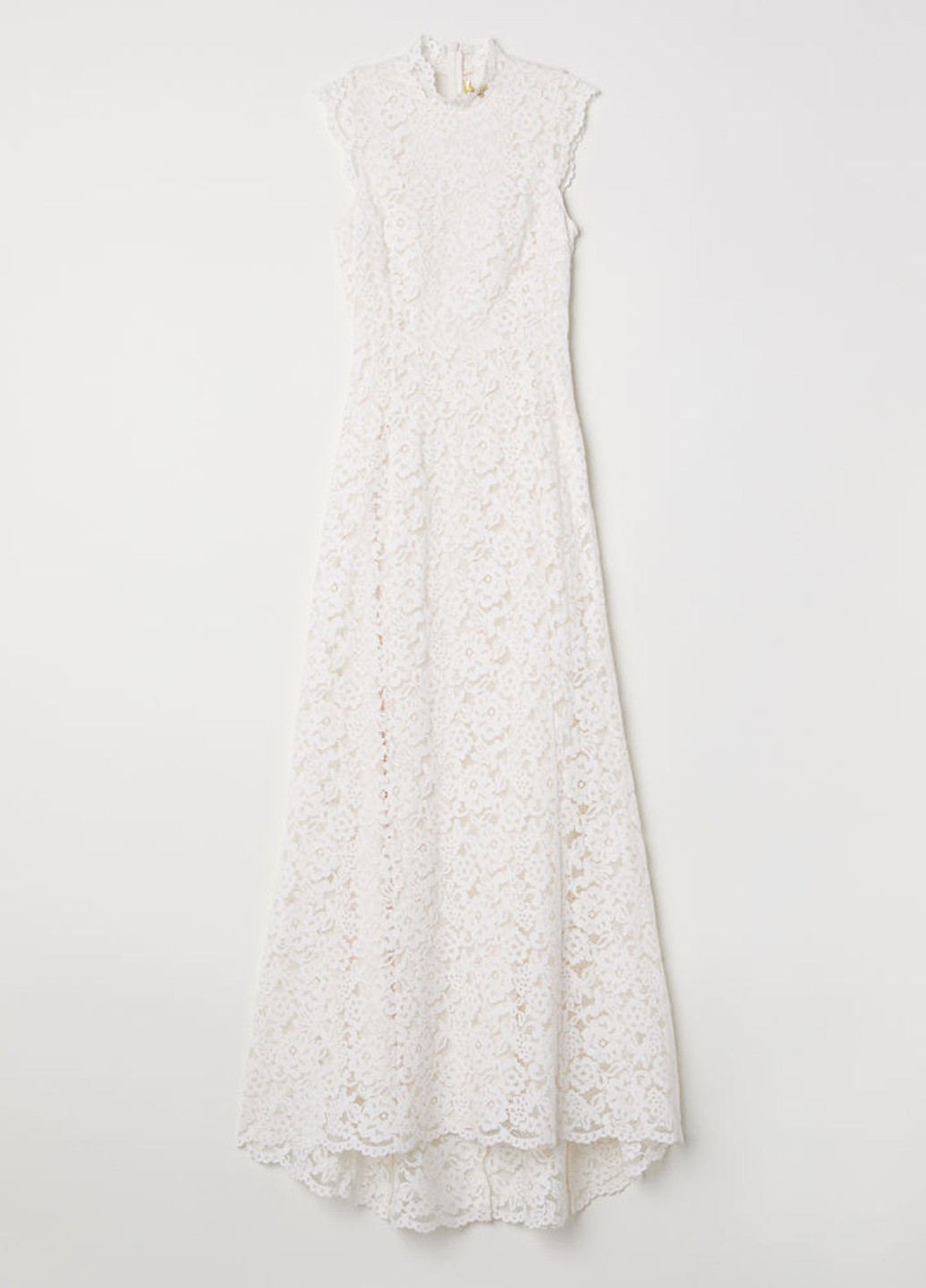 Білий вечірня сукня H&M однотонна