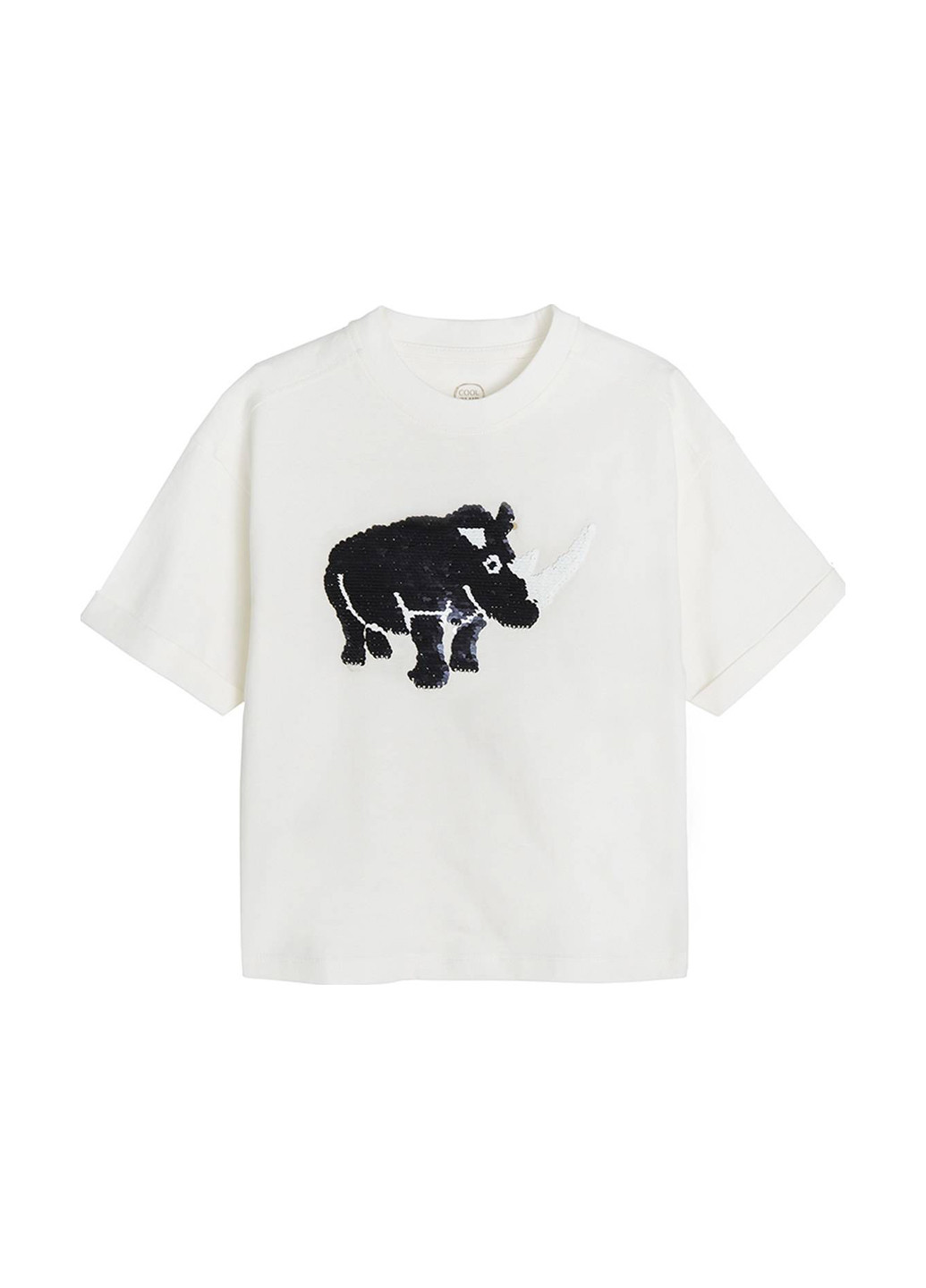 Молочная летняя футболка Cool Club