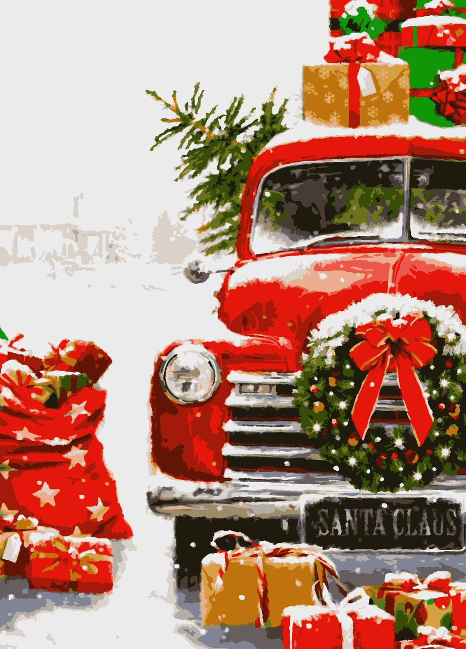 Картин по номерам "Новогодние подарки" 40*50 см No Brand (254583798)