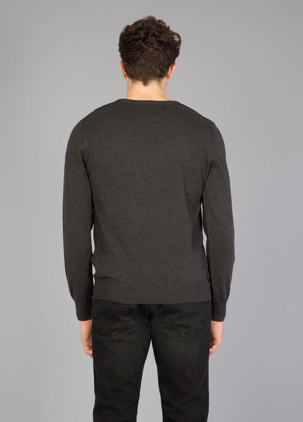 Серый демисезонный пуловер пуловер Colin's
