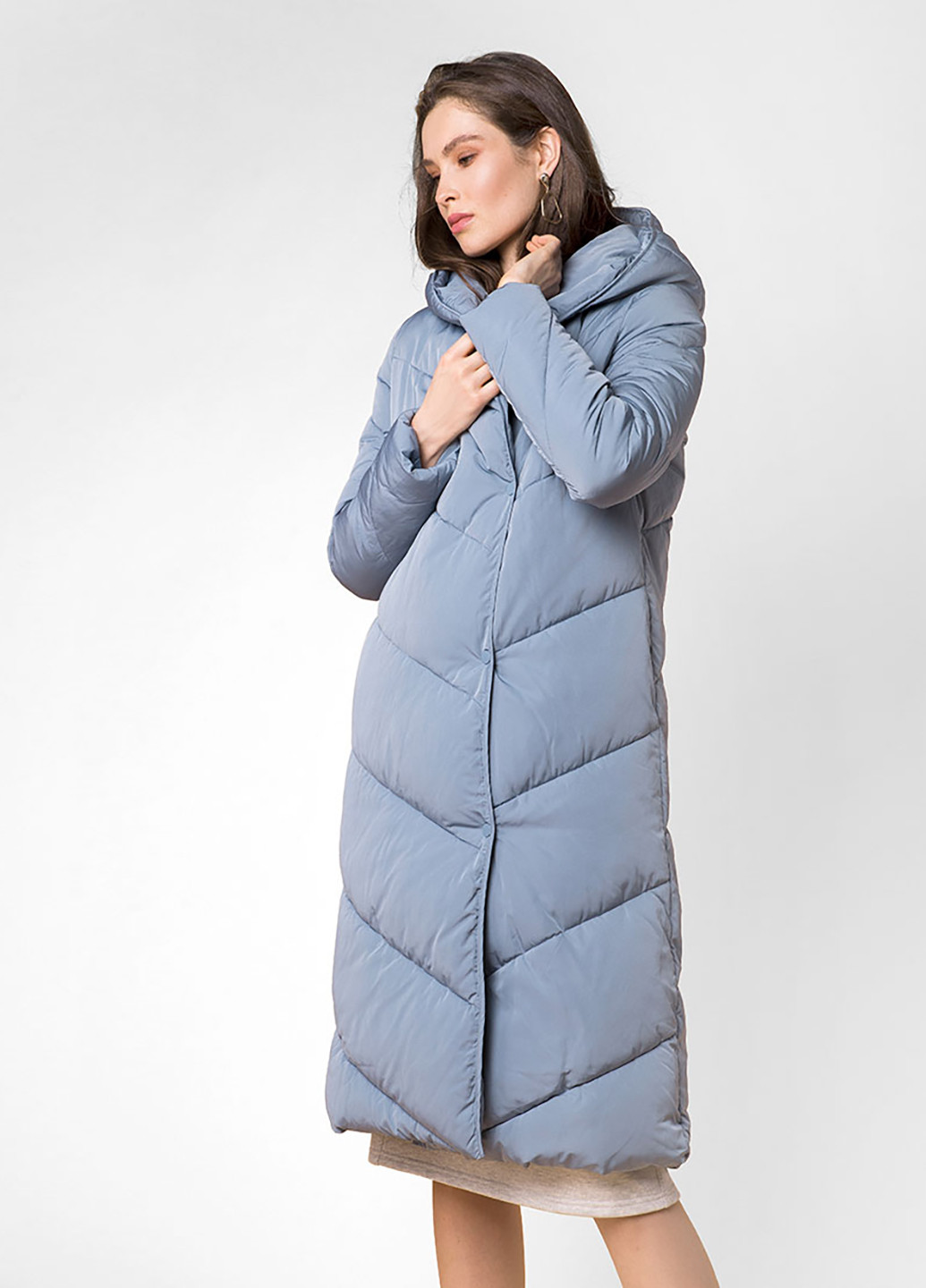 Голубая зимняя куртка MR 520