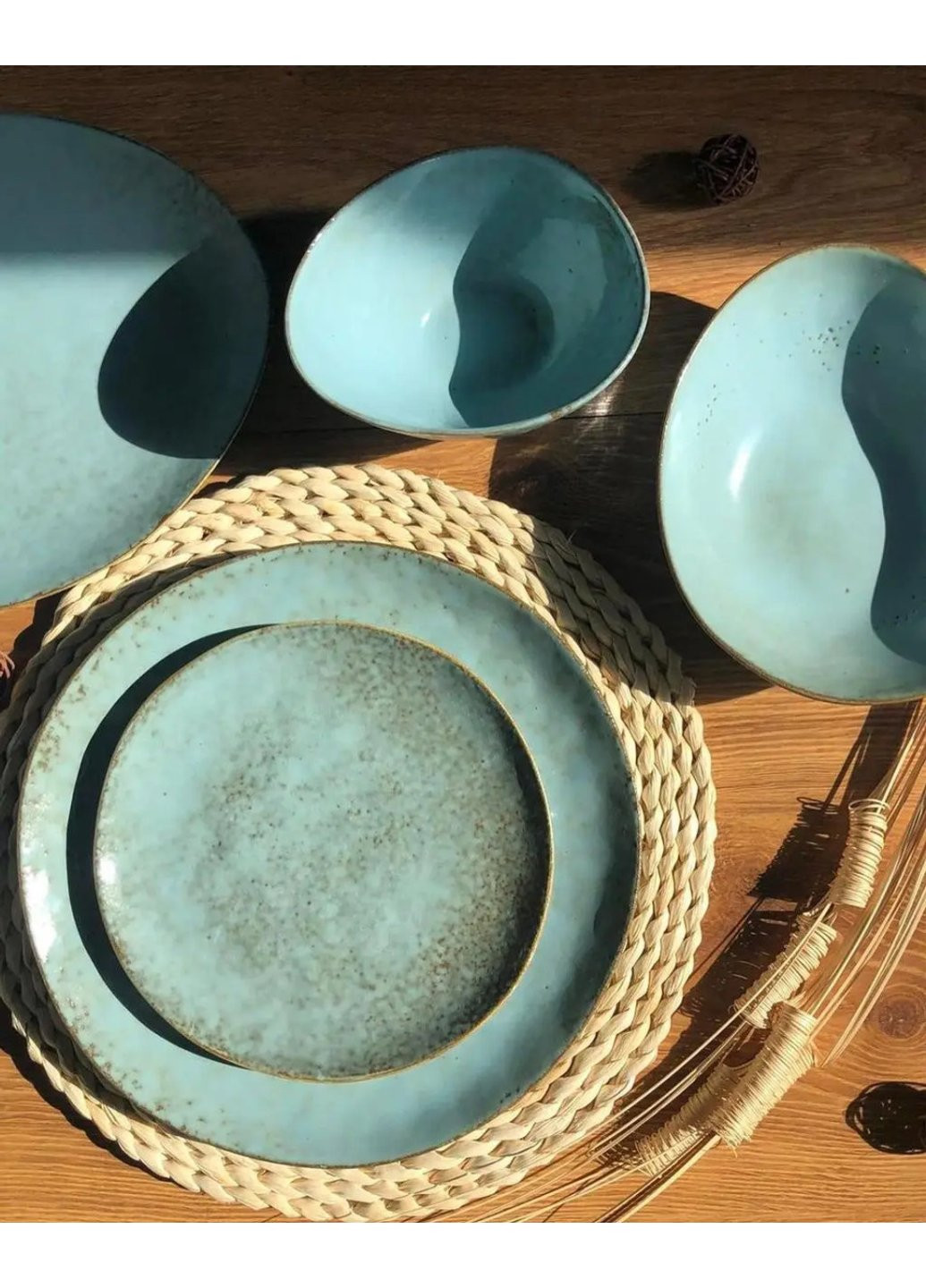 Тарелка десертная Ретро JM-1004-RB 20 см Olens (254859581)