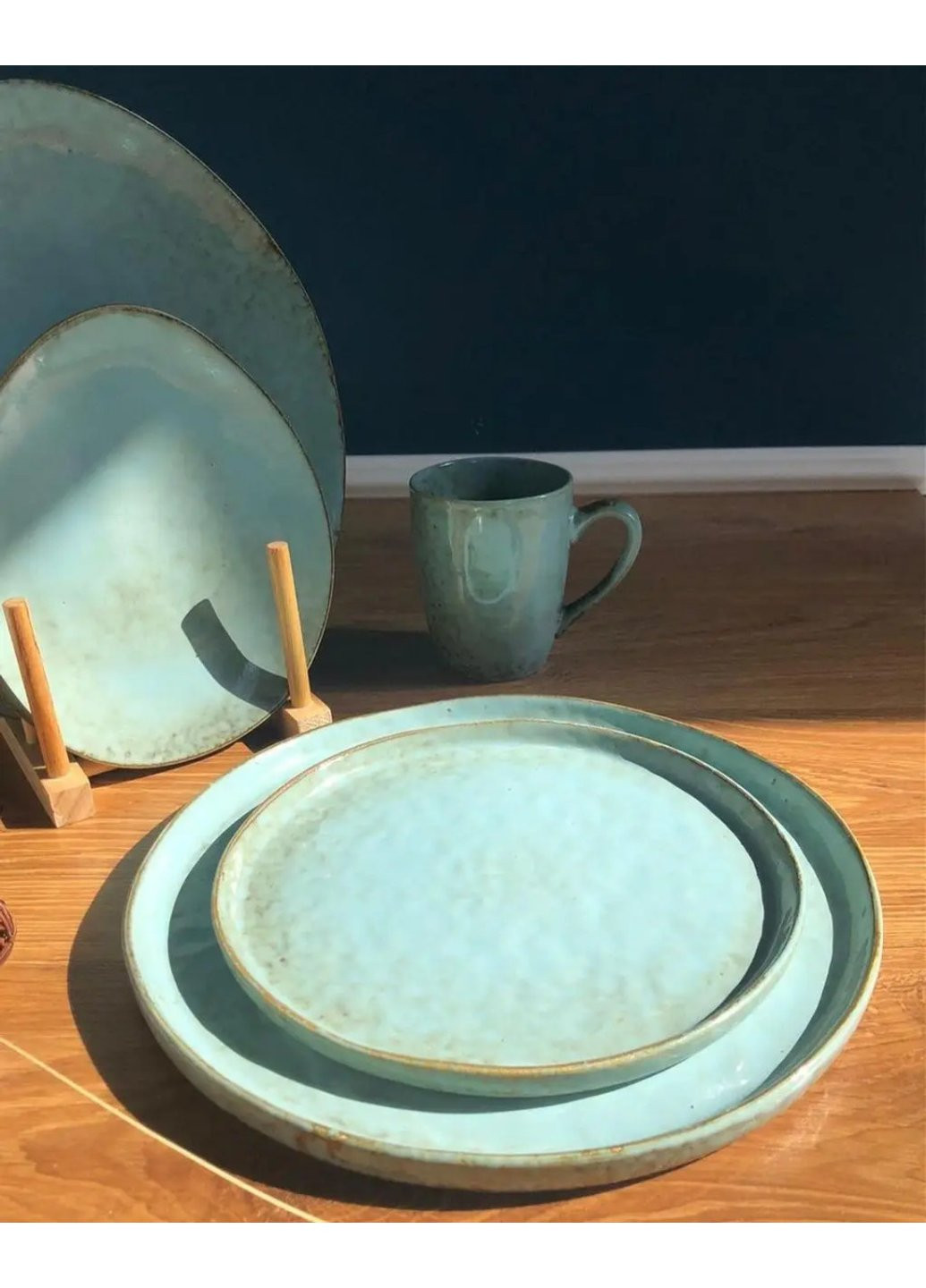 Тарелка десертная Ретро JM-1004-RB 20 см Olens (254859581)