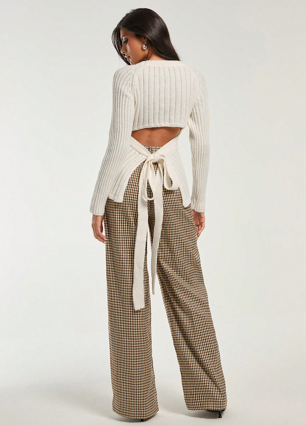 Кремовий демісезонний джемпер джемпер SHEIN