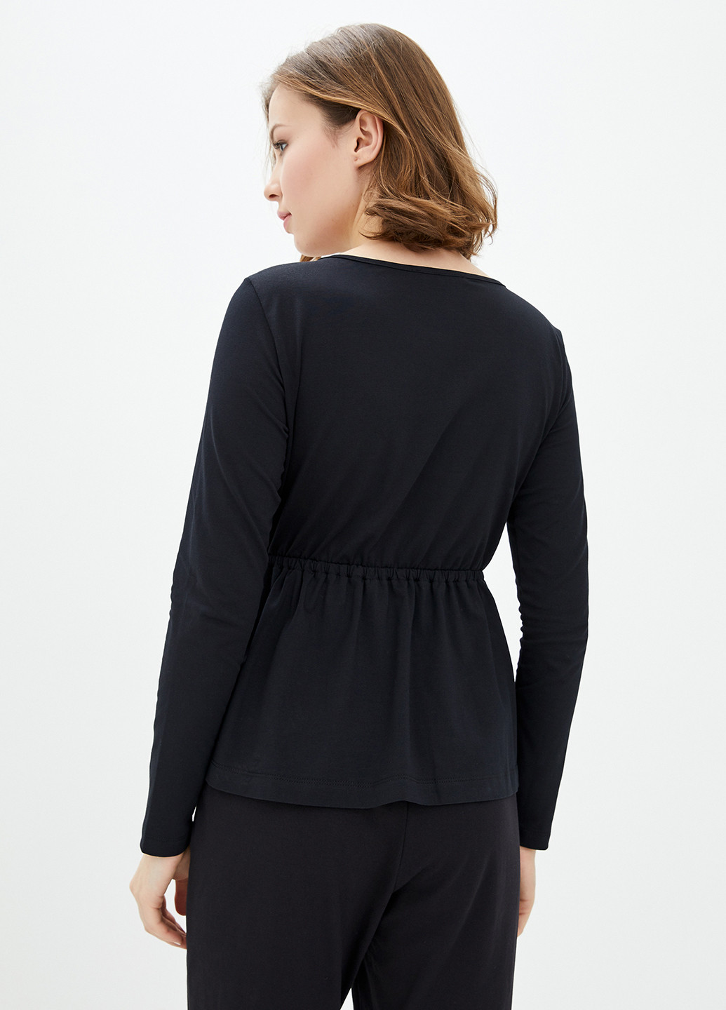 Черная демисезонная блуза Arefeva