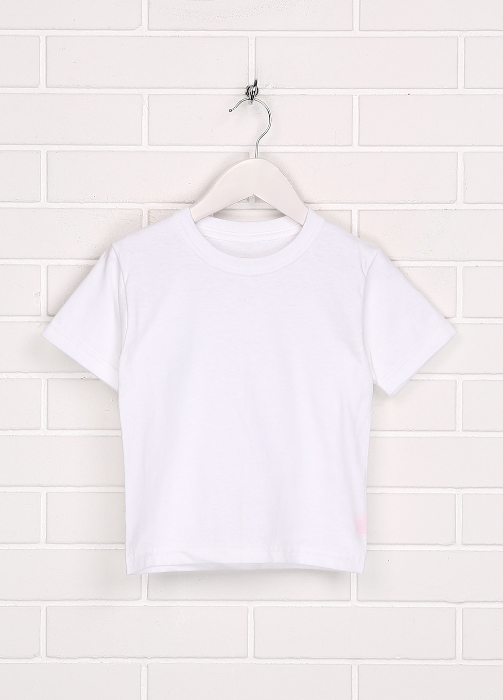 Белая летняя футболка Gildan