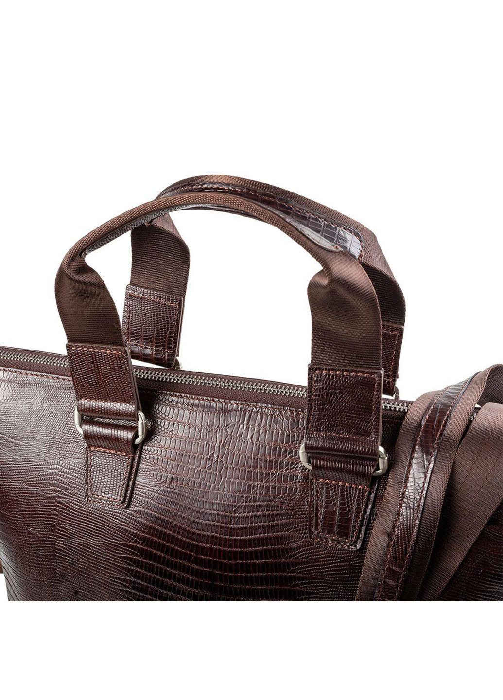 Мужской кожаный портфель 36,5х30х8 см Desisan (252128574)