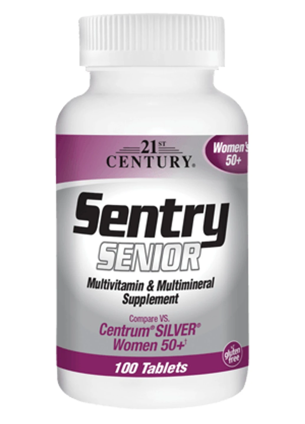 Вітаміни для жінок після 50 років Sentry Senior Women`s 50+ (100 таб) 21 століття центурі 21st Century (255407540)