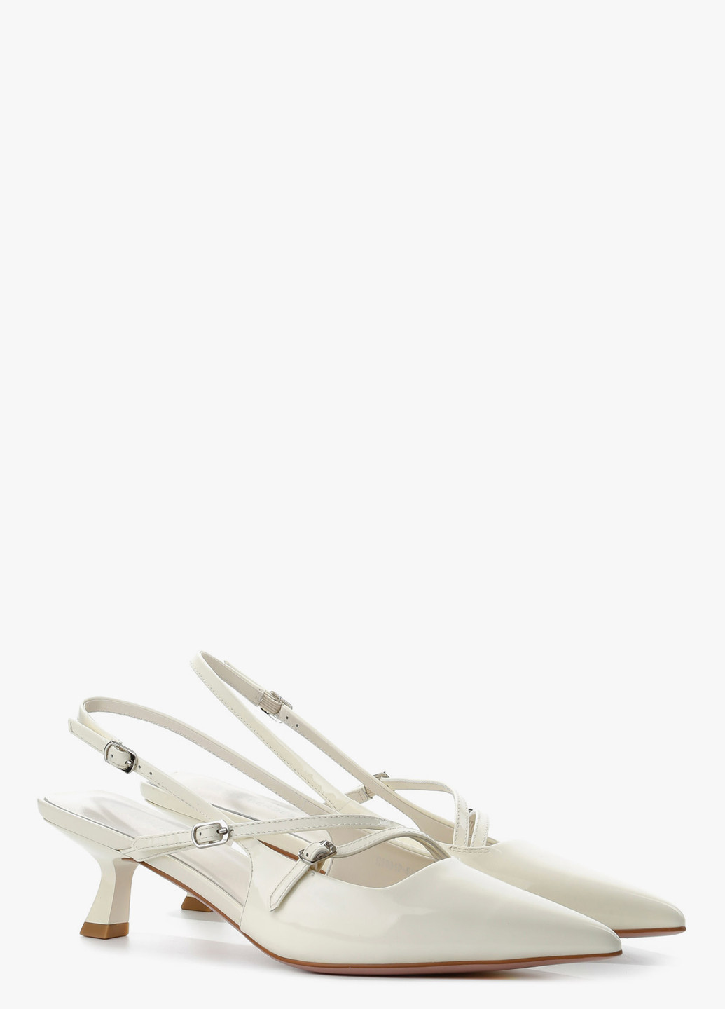 Le'BERDES Туфли слингбеки молочный з натуральная кожа, украина — лето (370451994)