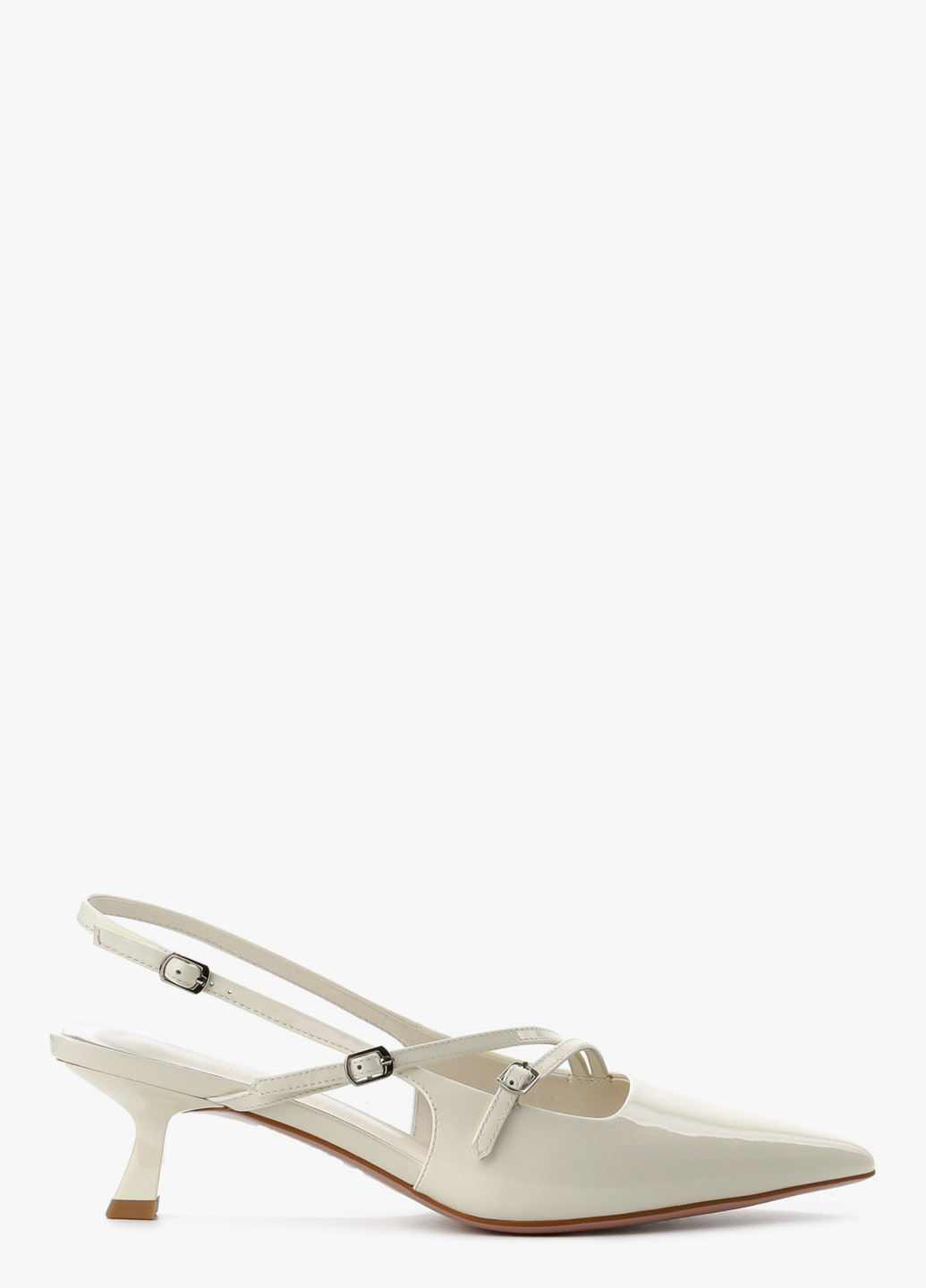 Le'BERDES Туфли слингбеки молочный з натуральная кожа, украина — лето (370451994)