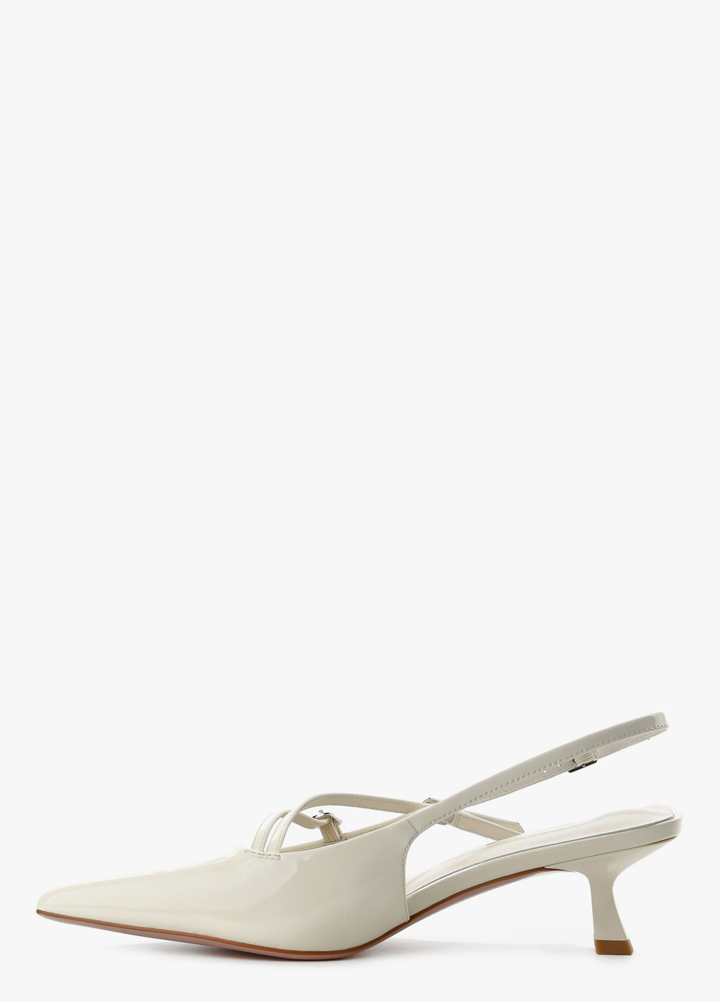 Le'BERDES Туфли слингбеки молочный з натуральная кожа, украина — лето (370451994)