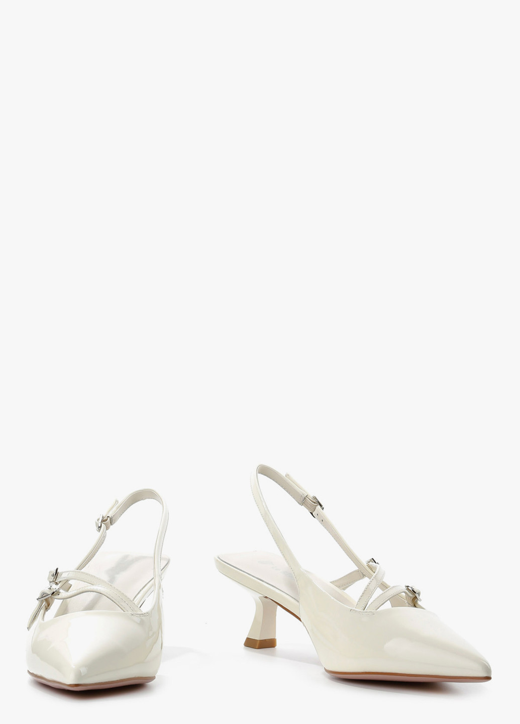 Le'BERDES Туфли слингбеки молочный з натуральная кожа, украина — лето (370451994)