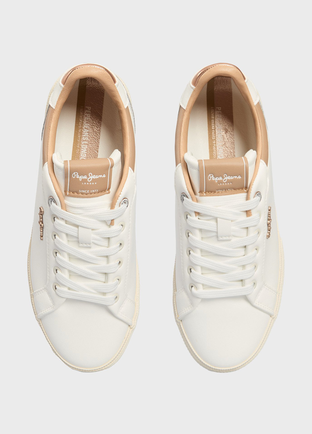 Білі кеди Pepe Jeans