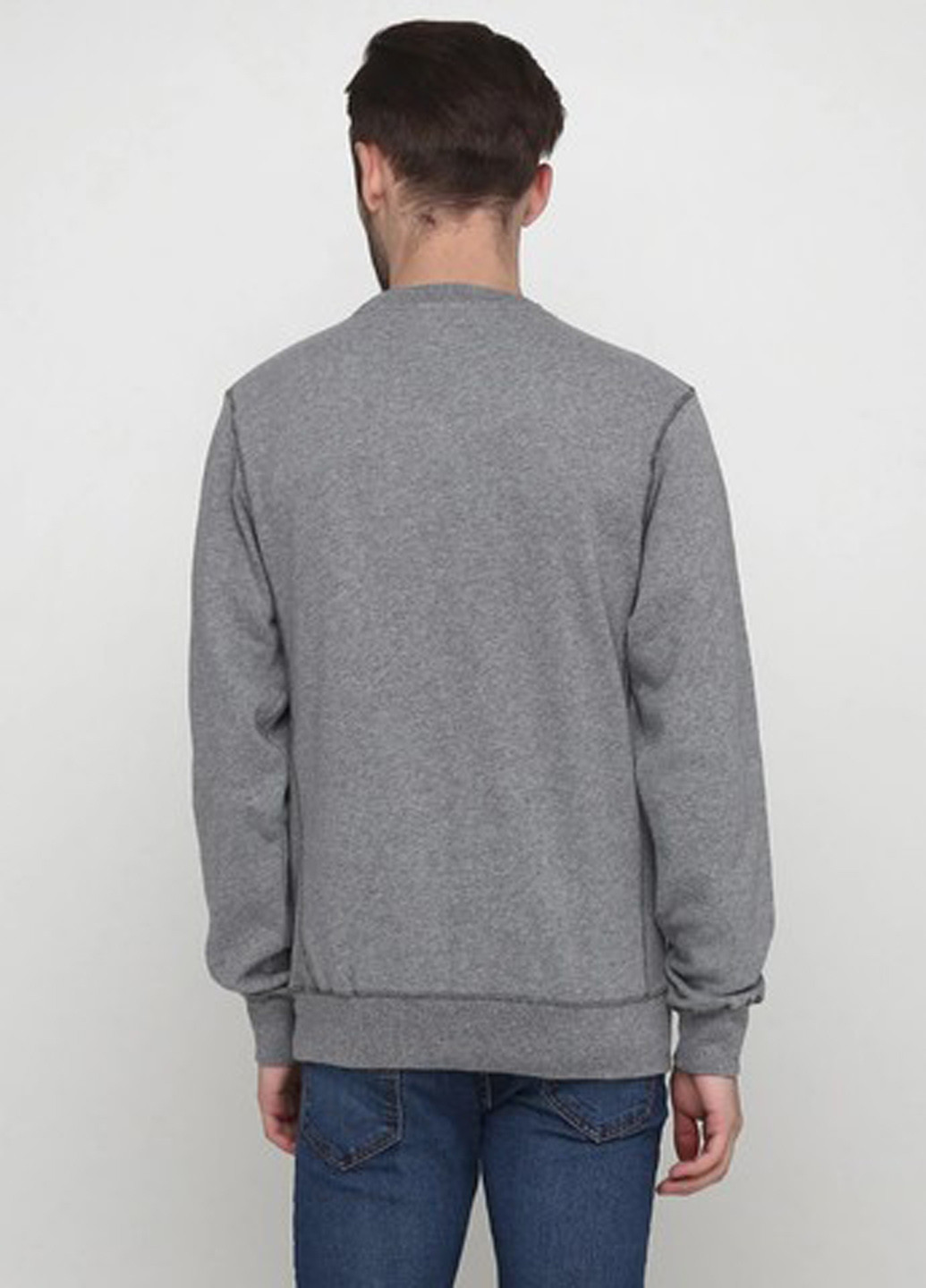 Сірий світшот Blue 84 меланж нашивки (361960000)