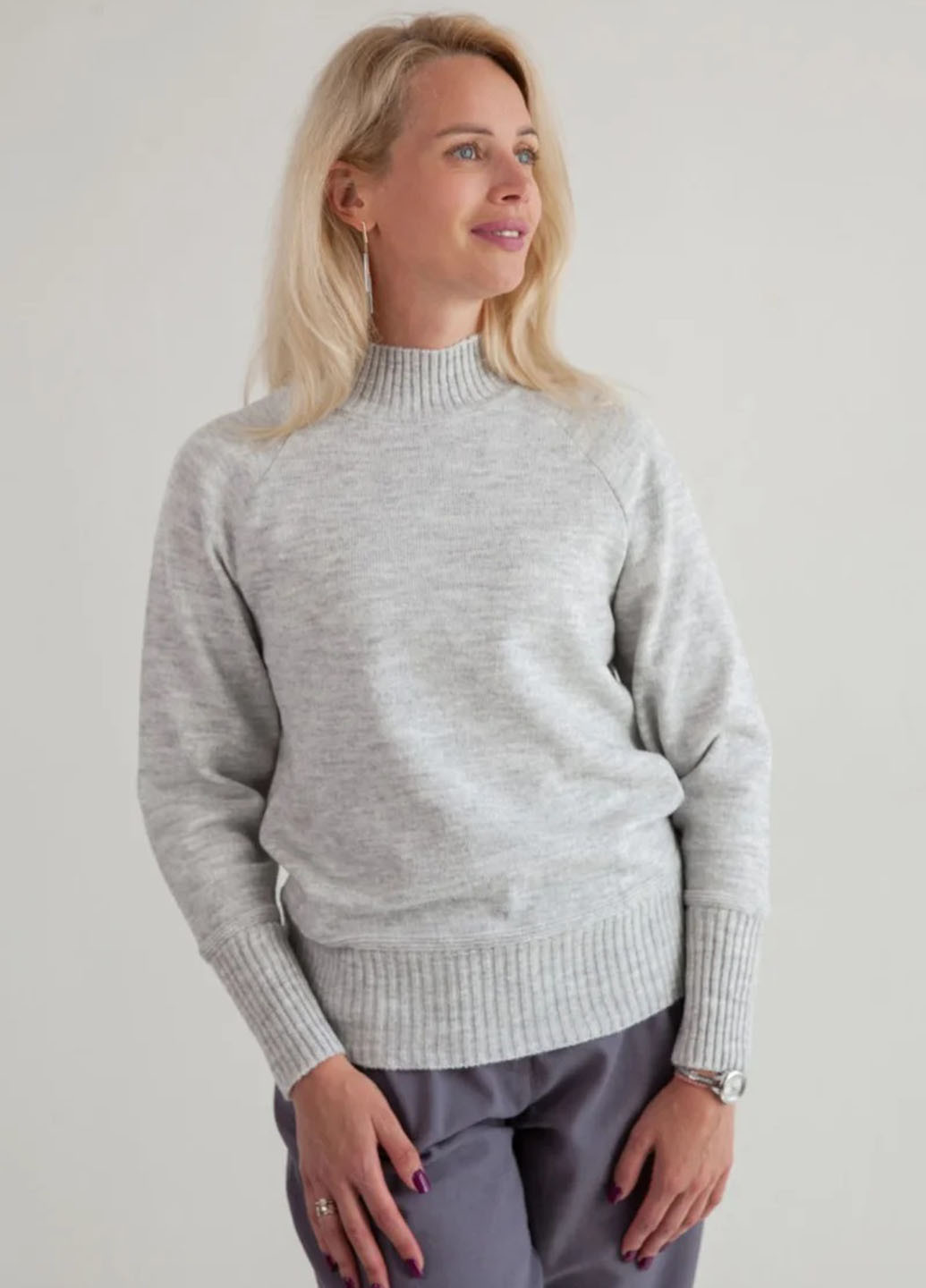 Світло-сірий демісезонний джемпер джемпер Fashion