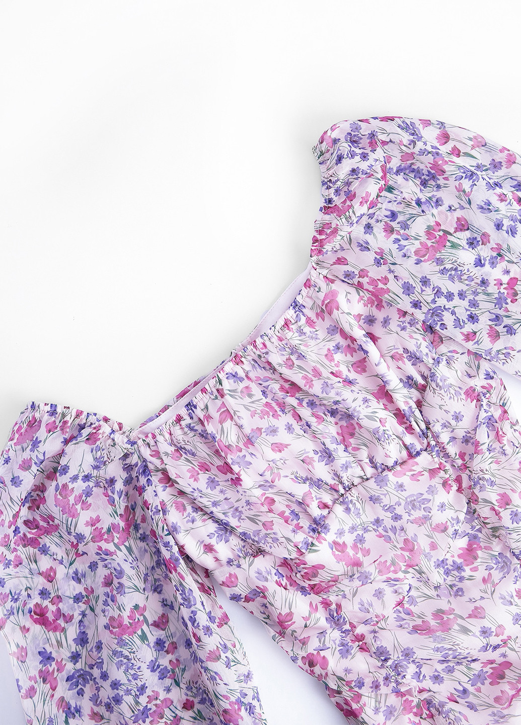 Комбінована кежуал сукня силуетна SHEIN з квітковим принтом