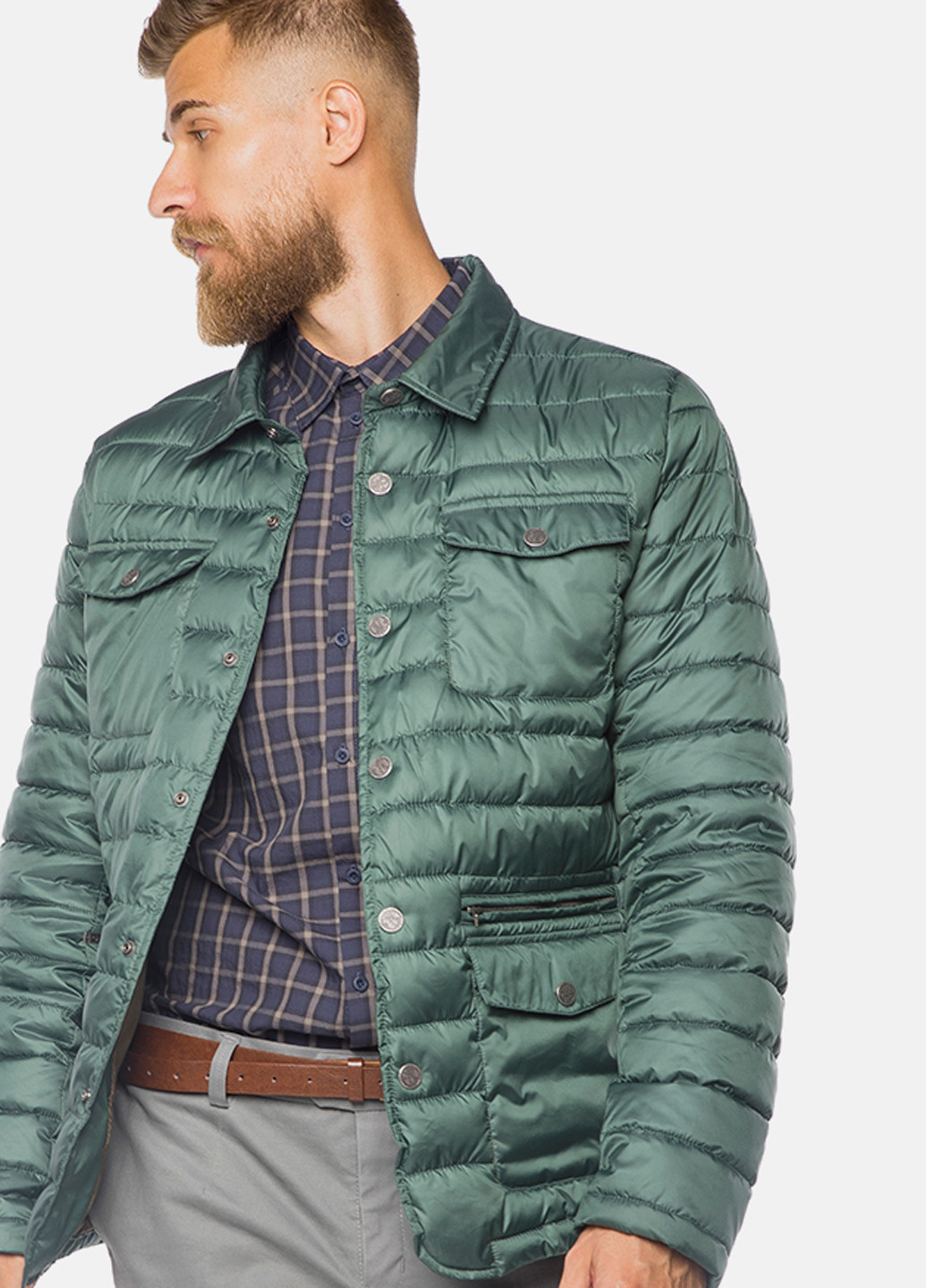 Зелена демісезонна куртка MR 520
