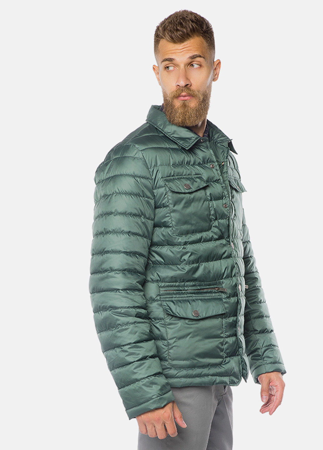 Зеленая демисезонная куртка MR 520
