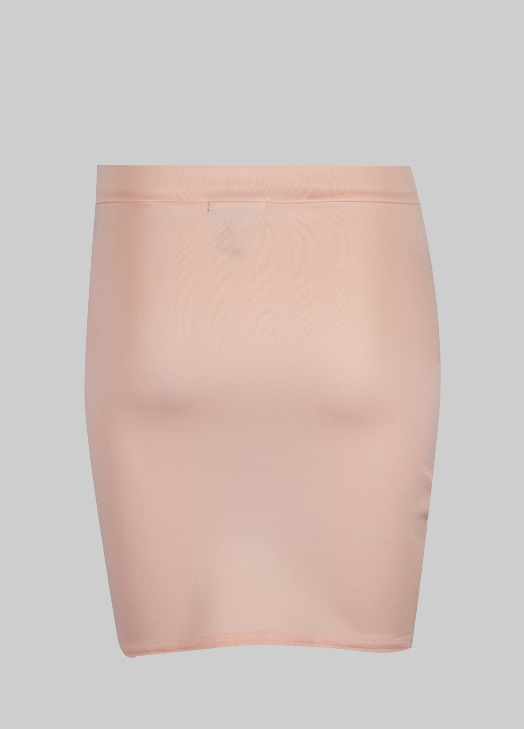 Персиковая однотонная юбка Boohoo