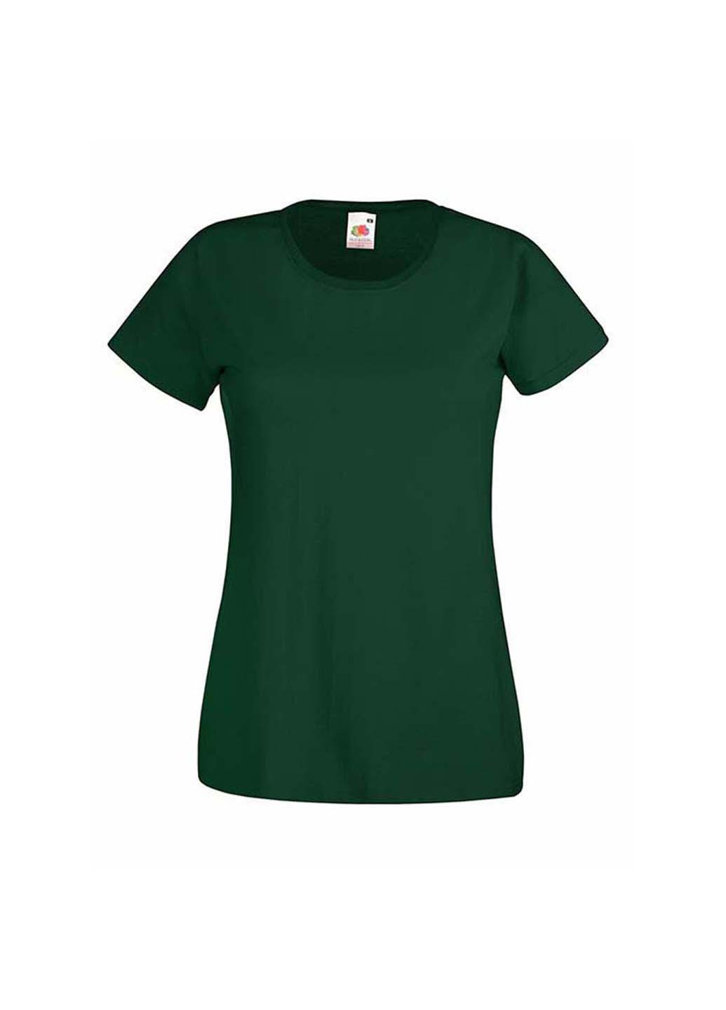 Темно-зеленая демисезон футболка Fruit of the Loom 061424038XL