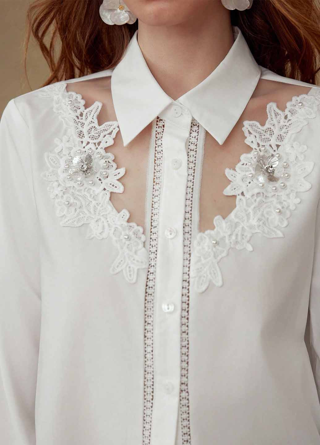 Біла блуза SHEIN