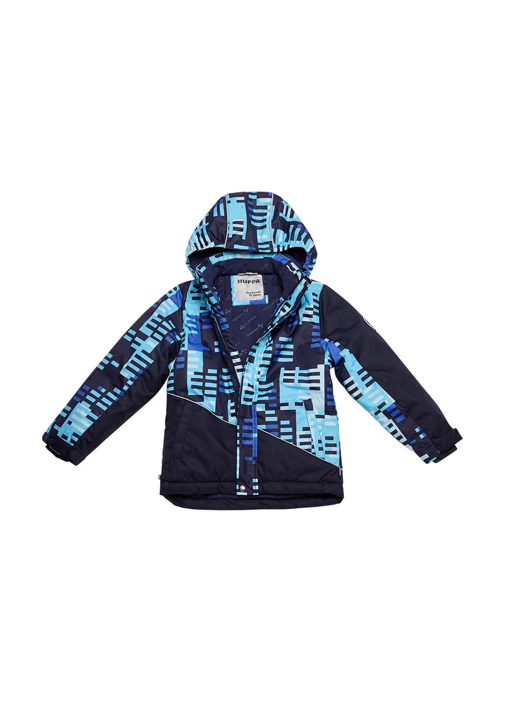 Синяя зимняя куртка зимняя alex 1 Huppa