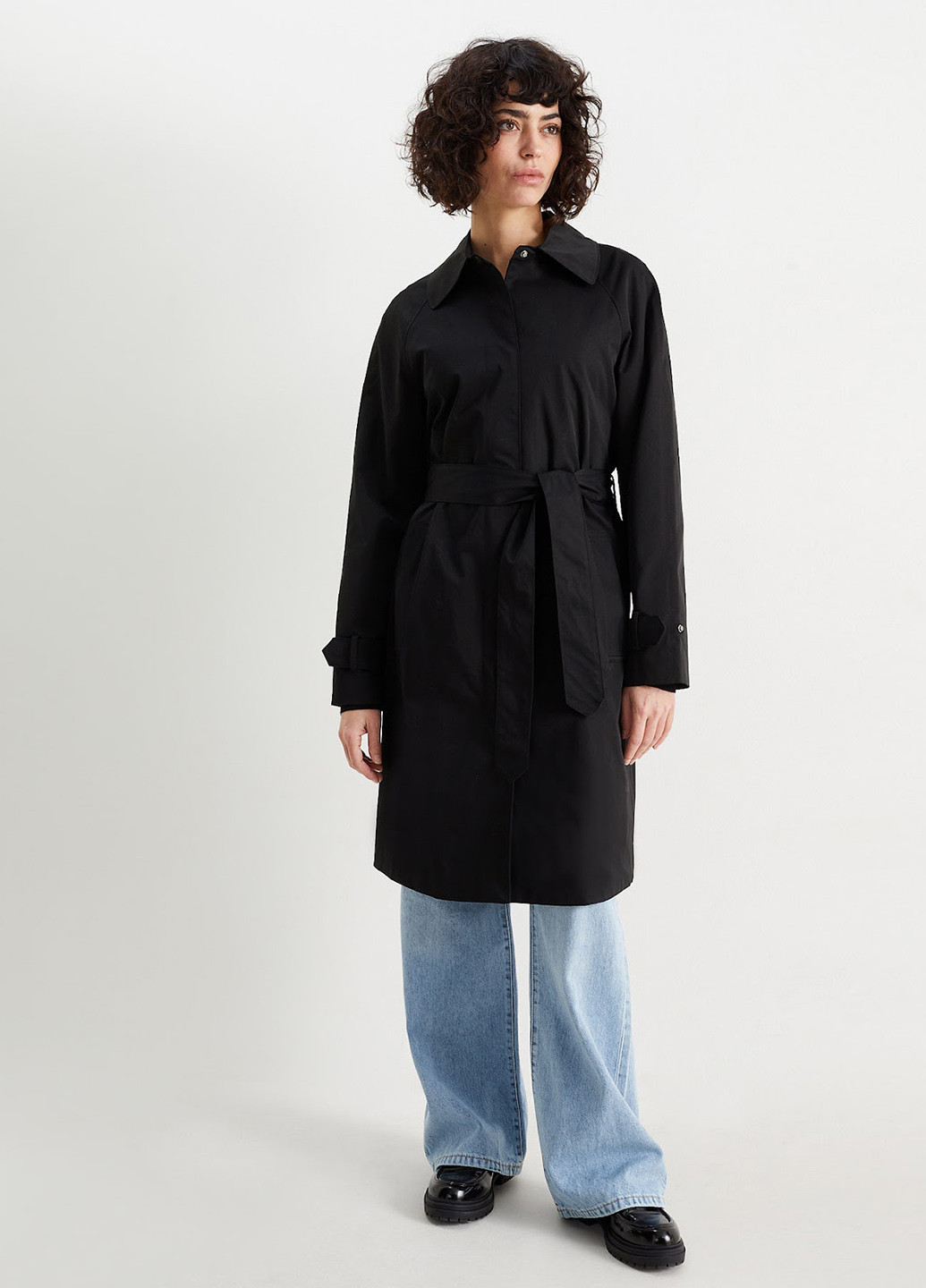 Плащ C&A тренчкот на кнопках демісезон (322945573)