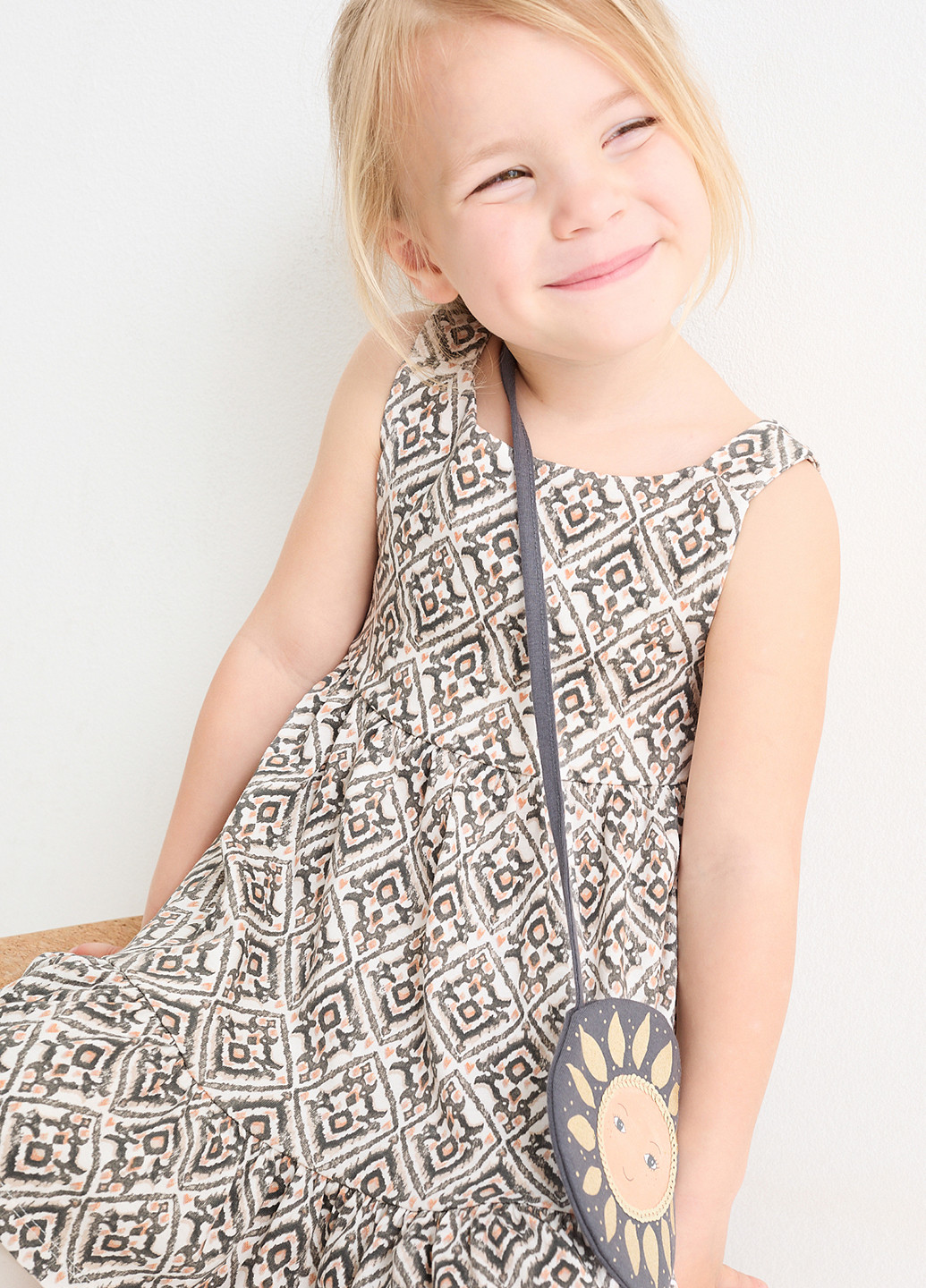 Комбінований літній комплект (сукня, легінси, сумка) C&A