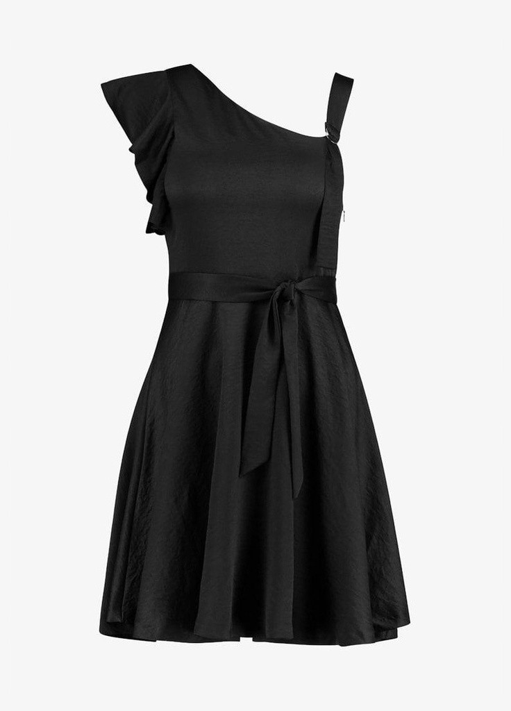 Черное кэжуал платье MINT&BERRY однотонное