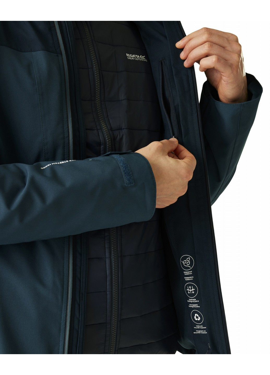 Темно-синя демісезонна куртка Regatta