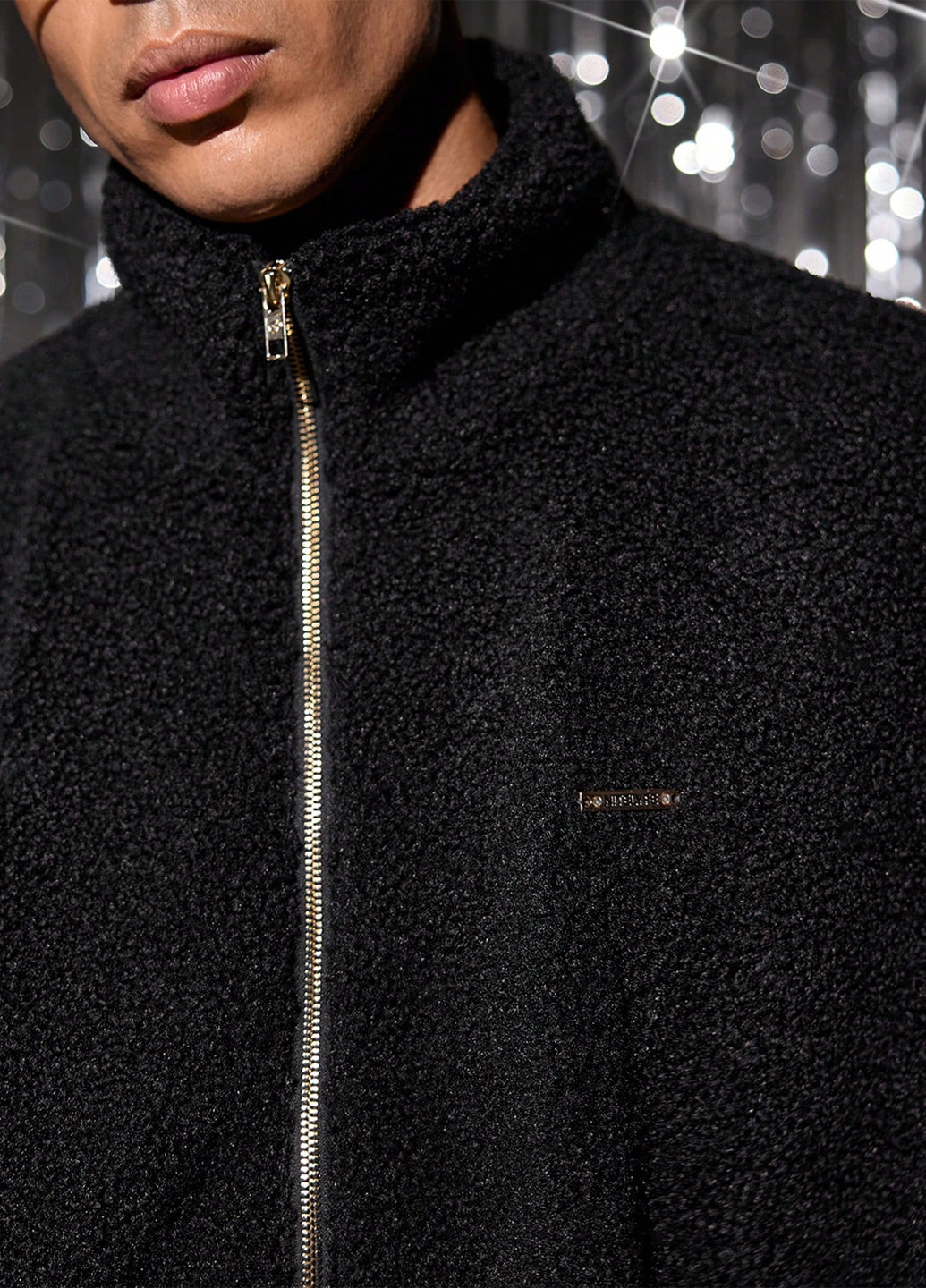 Чорна демісезонна куртка SHEIN