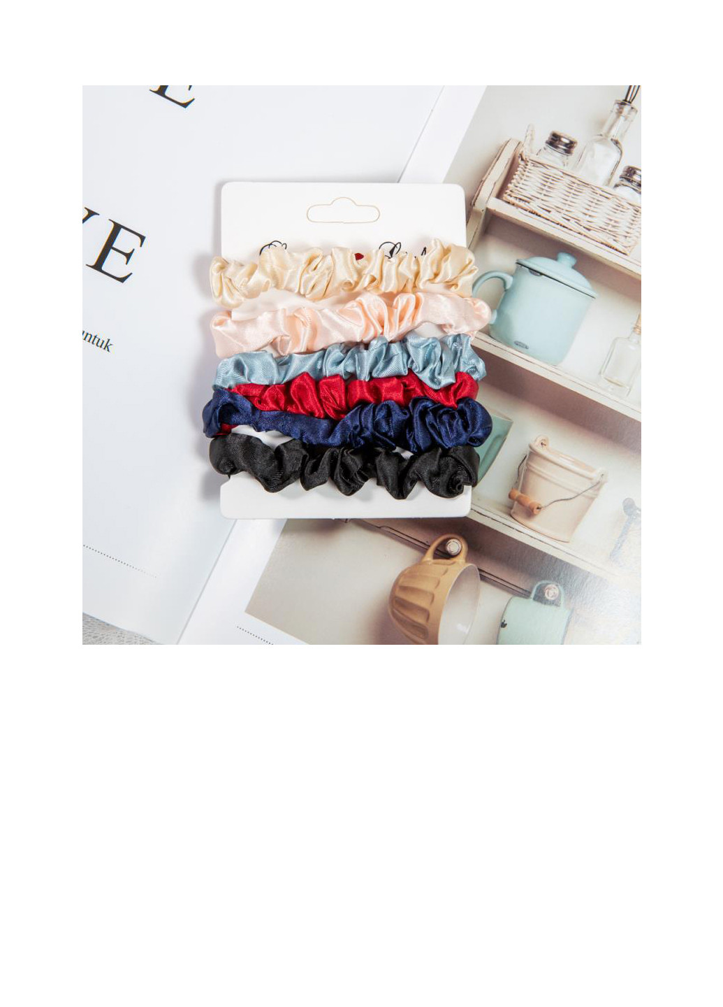 Набор резинок для волос "Мелодия " разноцветные, 6 шт Анна Ясеницька (253329467)